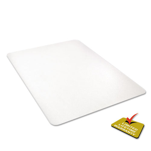 All Day Use Chair Mat - Hard Floors, 45 X 53, Rectangle, Clear.