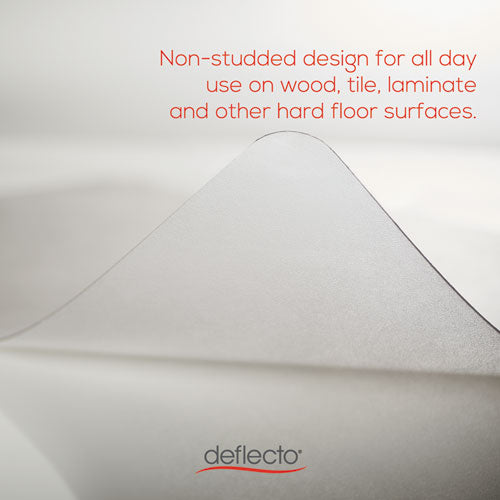 All Day Use Chair Mat - Hard Floors, 46 X 60, Rectangle, Clear.