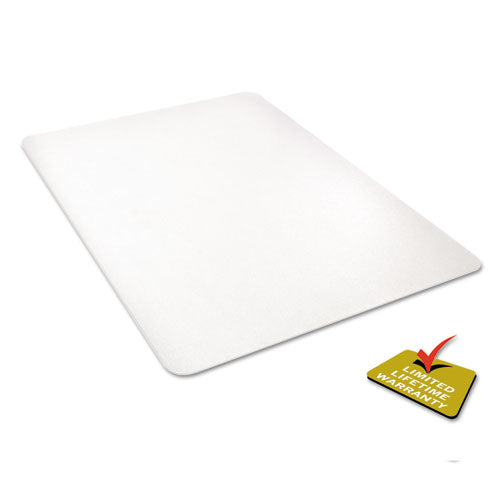 All Day Use Chair Mat - Hard Floors, 46 X 60, Rectangle, Clear.