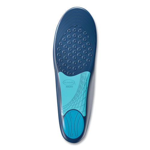 Plantar fasciitis all Day Pain Relief Orthotics For Women, Women Size 6 To 10, Blue.