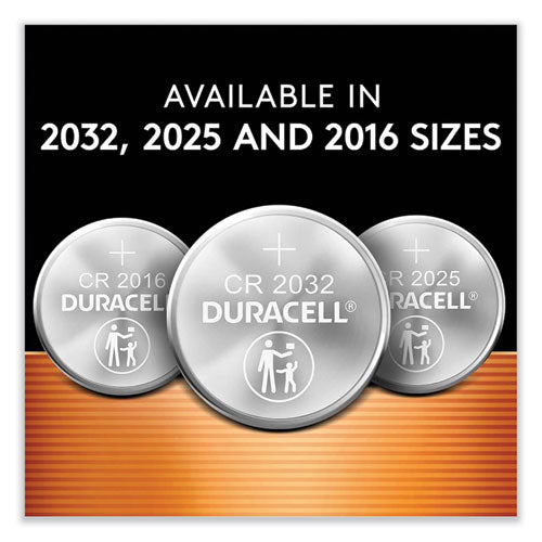 Lithium Coin Batteries With Bitterant, 2025, 4/pack