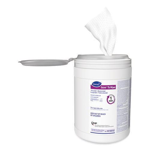 Oxivir Tb Disinfectant Wipes,6 X 6.9, Characteristic Scent, White, 160/canister, 4 Canisters/carton