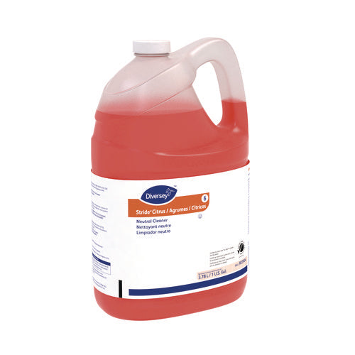 Stride Neutral Cleaner, Citrus, 1 Gal, 4 Bottles/carton.