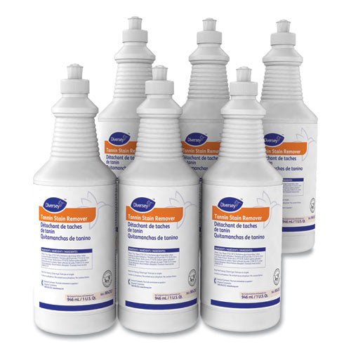 Tannin Stain Remover, 32 Oz Bottle, Fruity, 6/ct.