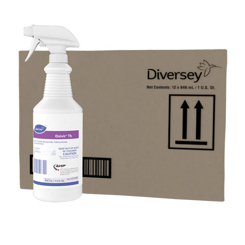 Oxivir Tb One-step Disinfectant Cleaner, 32 Oz Bottle, 12/carton.