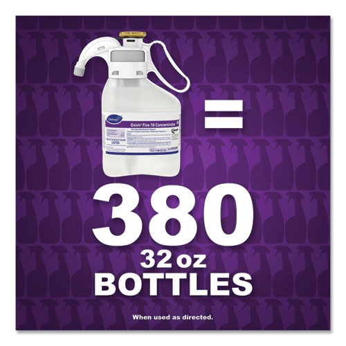 Oxivir Five 16 Concentrate One Step Disinfectant Cleaner, Liquid, 1.4 L, 2/ct.