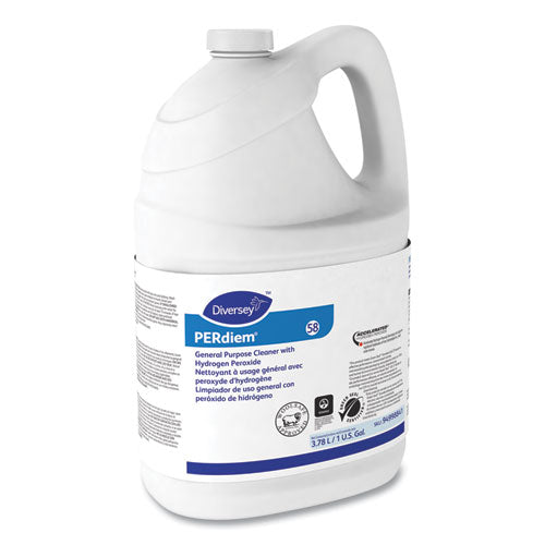 Perdiem Concentrated General Purpose Cleaner - Hydrogen Peroxide, 1 Gal, Bottle.