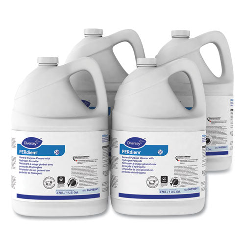 Perdiem Concentrated General Purpose Cleaner - Hydrogen Peroxide, 1 Gal, Bottle.