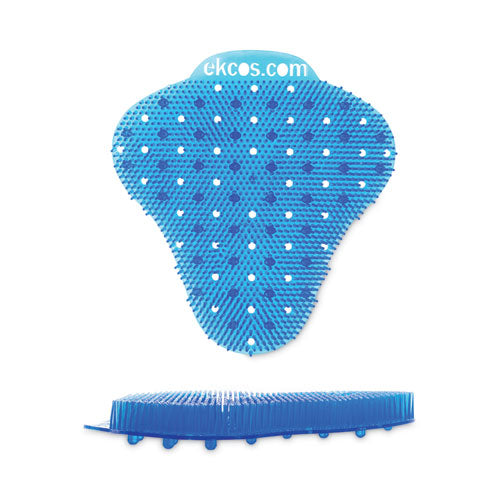 Ekcoscreen Urinal Screens, Fresh Scent, Blue, 12/carton.