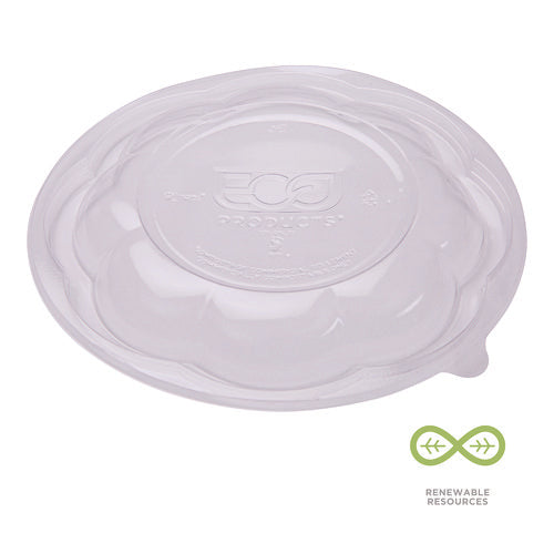 Renewable And Compostable Lids For 24, 32 And 48 Oz Salad Bowls, Clear, Plastic, 300/carton.