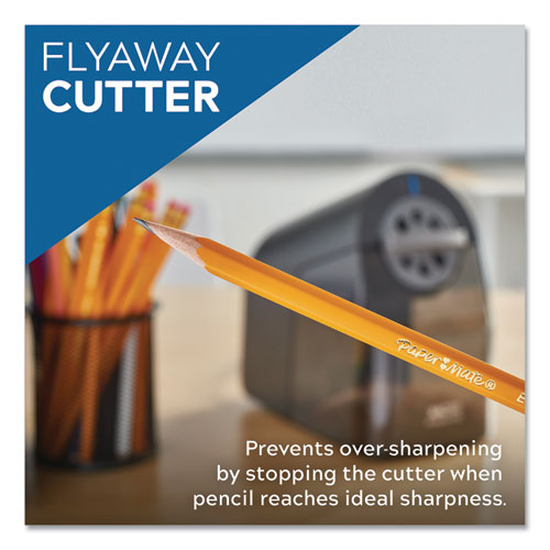 Model 1670 School Pro Classroom Electric Pencil Sharpener,Ac-powered, 4 X 7.5 X 7.5, Black/gray/smoke