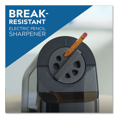 Model 1670 School Pro Classroom Electric Pencil Sharpener,Ac-powered, 4 X 7.5 X 7.5, Black/gray/smoke