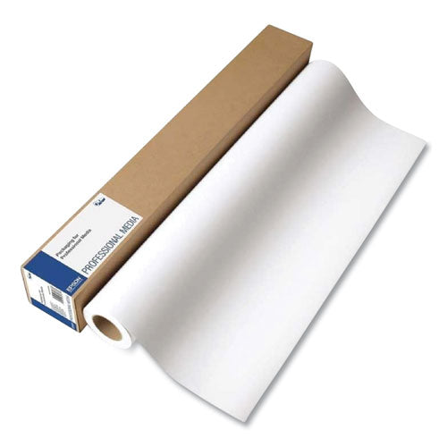 Premium Glossy Photo Paper Roll, 2" Core, 10 Mil, 16.5" X 100 Ft, Glossy White.