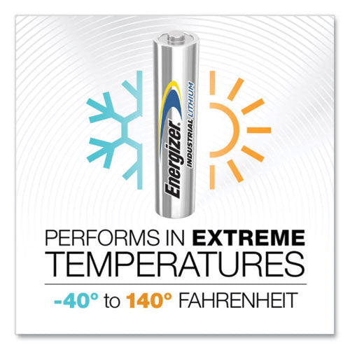 Industrial Lithium Aa Battery, 1.5 V, 24/box.