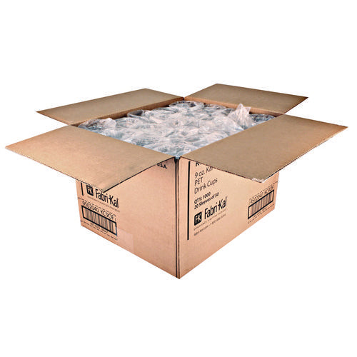 Kal-clear Pet Cold Drink Cups, Old Fashioned Glass, 9 Oz, Plastic, Clear, 50/sleeve, 20 Sleeves/carton