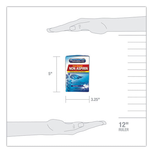 Pain Relievers/medicines, Xstrength Non-aspirin Acetaminophen,2/packet, 125 Packets/box