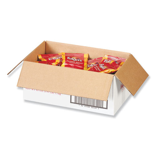 Coffee, Fraction Pack, Classic Roast, 1.5oz, 42/carton.