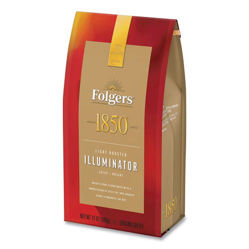 Coffee, Illuminator Blend, Light Roast, Ground, 12 Oz Bag