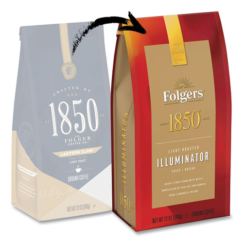 Coffee, Illuminator Blend, Light Roast, Ground, 12 Oz Bag