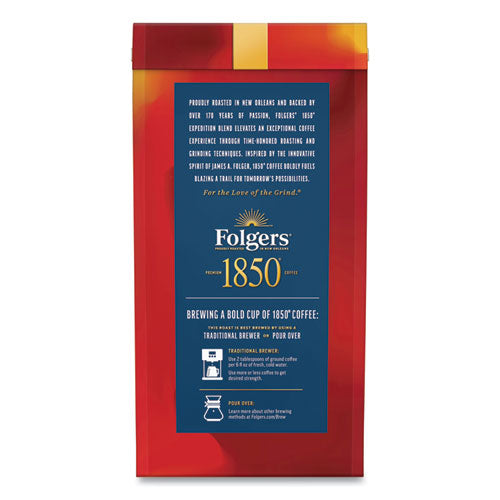 Coffee, Expedition Blend, Medium Roast, Ground, 12 Oz Bag, 6/carton.