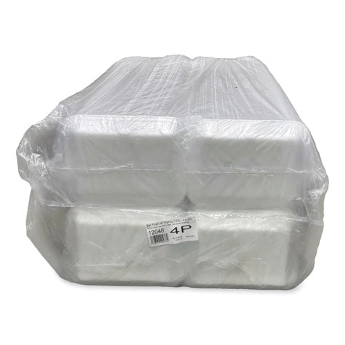 Meat Trays, #4p, 9.5 X 7.19 X 1.2, White, 500/carton