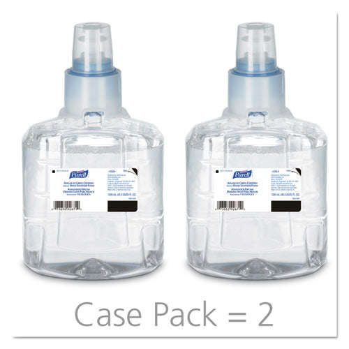 Advanced Hand Sanitizer Green Certified Foam Refill, For Ltx-12 Dispensers, 1,200 Ml, Fragrance-free, 2/carton.
