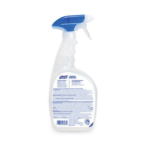 Healthcare Surface Disinfectant, Fragrance Free, 32 Oz Spray Bottle, 6/carton.