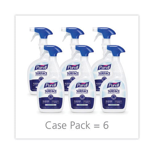 Healthcare Surface Disinfectant, Fragrance Free, 32 Oz Spray Bottle, 6/carton.