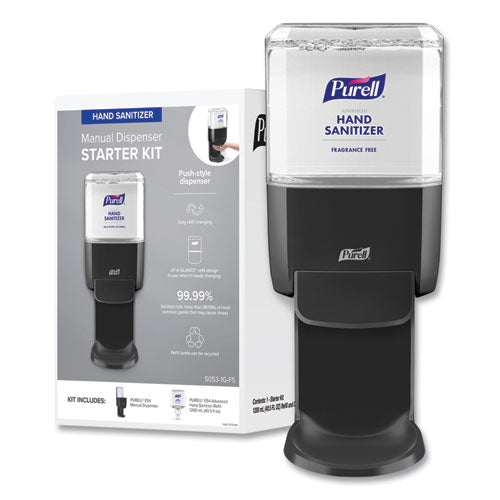 Advanced Hand Sanitizer Foam Es4 Starter Kit, Graphite.