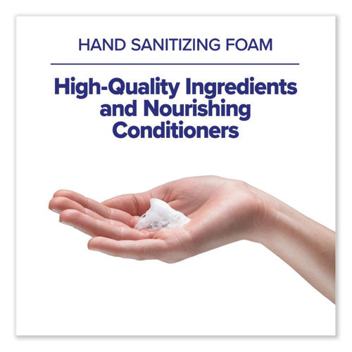Advanced Hand Sanitizer Gentle And Free Foam,1,200 Ml Refill, Fragrance-free, For Es8 Dispensers, 2/carton