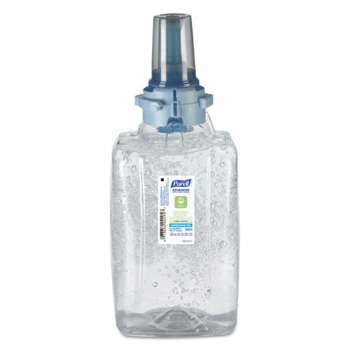 Advanced Hand Sanitizer Green Certified Gel Refill, For Adx-12 Dispensers, 1,200 Ml, Fragrance-free, 3/carton.