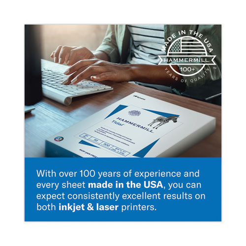 Premium Color Copy Print Paper, 100 Bright, 32 Lb Bond Weight, 8.5 X 11,Photo White, 500/ream