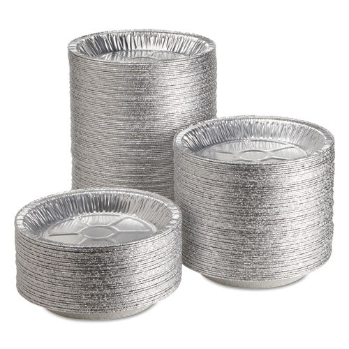 Aluminum Pie Pan, 24 Oz, 9&quot; Diameter X 1.06&quot;h, 200/carton.