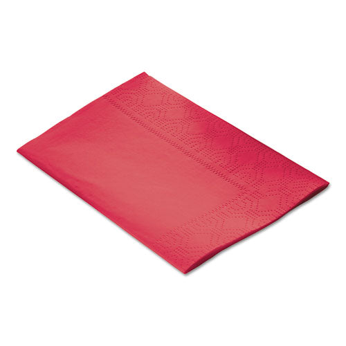 Dinner Napkins, 2-ply, 15 X 17, Red, 1000/carton.