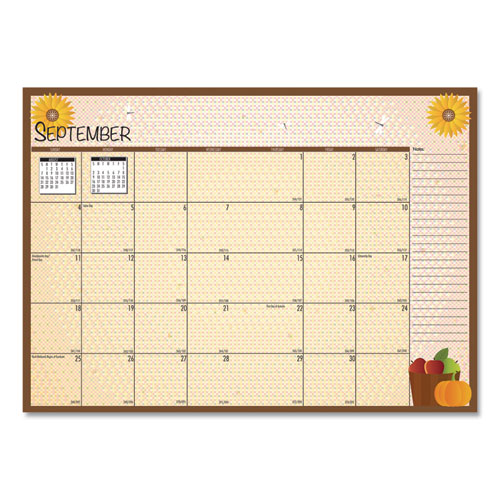 Seasonal Monthly Planner, Illustrated Seasons Artwork,10 X 7, Light Blue Cover, 12-month (jan To Dec): 2025
