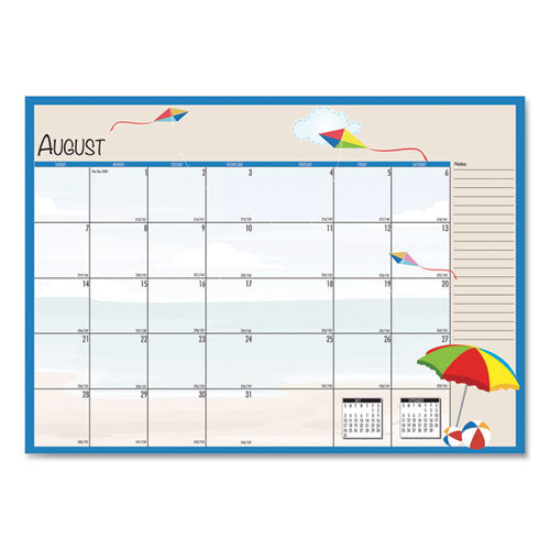 Seasonal Monthly Planner, Illustrated Seasons Artwork,10 X 7, Light Blue Cover, 12-month (jan To Dec): 2025