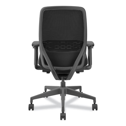 Nucleus Series Recharge Task Chair, Supports Up To 300 Lb,16.63 To 21.13 Seat Height, Black Seat/back, Black Base