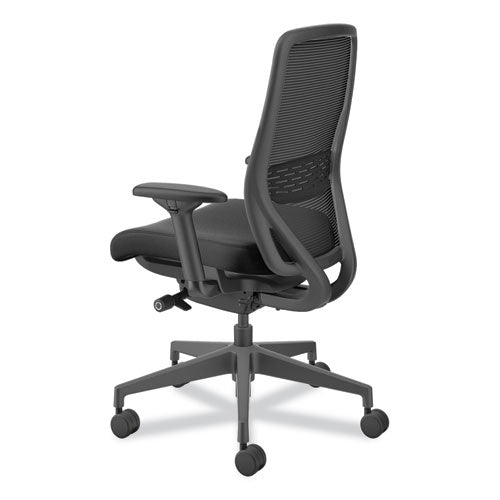 Nucleus Series Recharge Task Chair, Supports Up To 300 Lb,16.63 To 21.13 Seat Height, Black Seat/back, Black Base