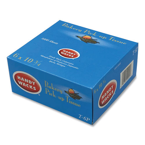 Bakery Pick-up Tissue Deli Sheets, 10.75 X 6, 1,000/box, 10 Boxes/carton.