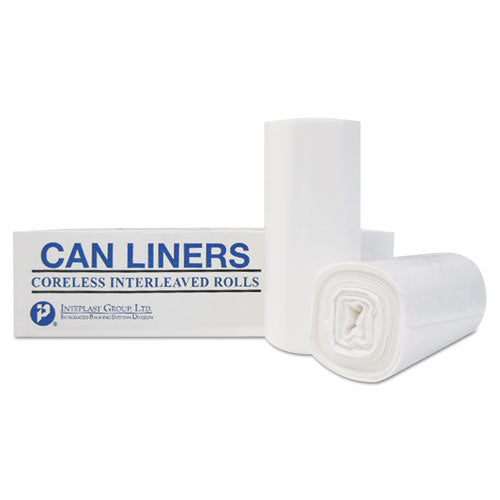 High-density Commercial Can Liners Value Pack, 60 Gal, 14 Microns, 36" X 58", Clear, 250/carton.