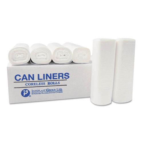 High-density Commercial Can Liners Value Pack, 60 Gal, 14 Microns, 36" X 58", Clear, 250/carton.