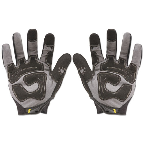 General Utility Spandex Gloves, Black, X-large, Pair.