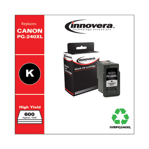 Remanufactured Black High-yield Ink, Replacement For Pg-240xl (5206b001), 300 Page-yield