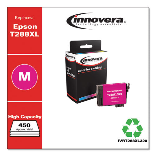 Remanufactured Magenta High-yield Ink, Replacement For T288xl (t288xl320), 450 Page-yield, Ships In 1-3 Business Days