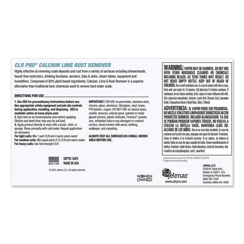 Calcium, Lime And Rust Remover, 1 Gal Bottle.