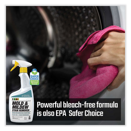 Mold And Mildew Stain Remover, 32 Oz Spray Bottle, 6/carton.