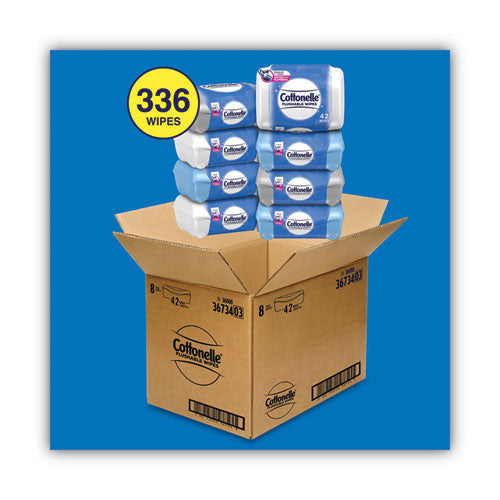 Fresh Care Flushable Cleansing Cloths, 1-ply, 3.75 X 5.5, White, 42/pack, 12 Packs/carton.
