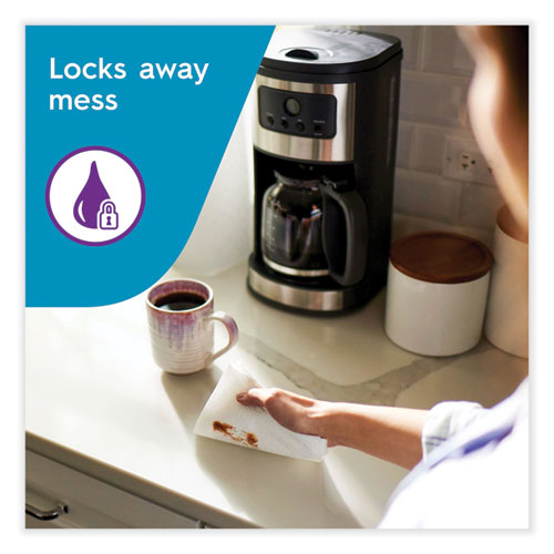 Multi-surface Cloth Choose-a-sheet Kitchen Roll Paper Towels 2-ply, 11 X 5.9,White, 83/roll, 6 Rolls/pack, 4 Packs/carton