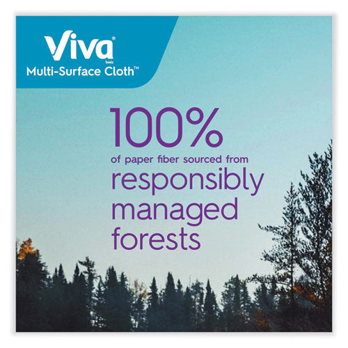 Multi-surface Cloth Choose-a-sheet Kitchen Roll Paper Towels 2-ply, 11 X 5.9,White, 83/roll, 6 Rolls/pack, 4 Packs/carton