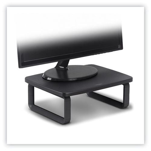 Smartfit Monitor Stand Plus, 16.2" X 2.2" X 3" To 6", Black, Supports 80 Lbs.